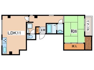 山崎ビルの物件間取画像